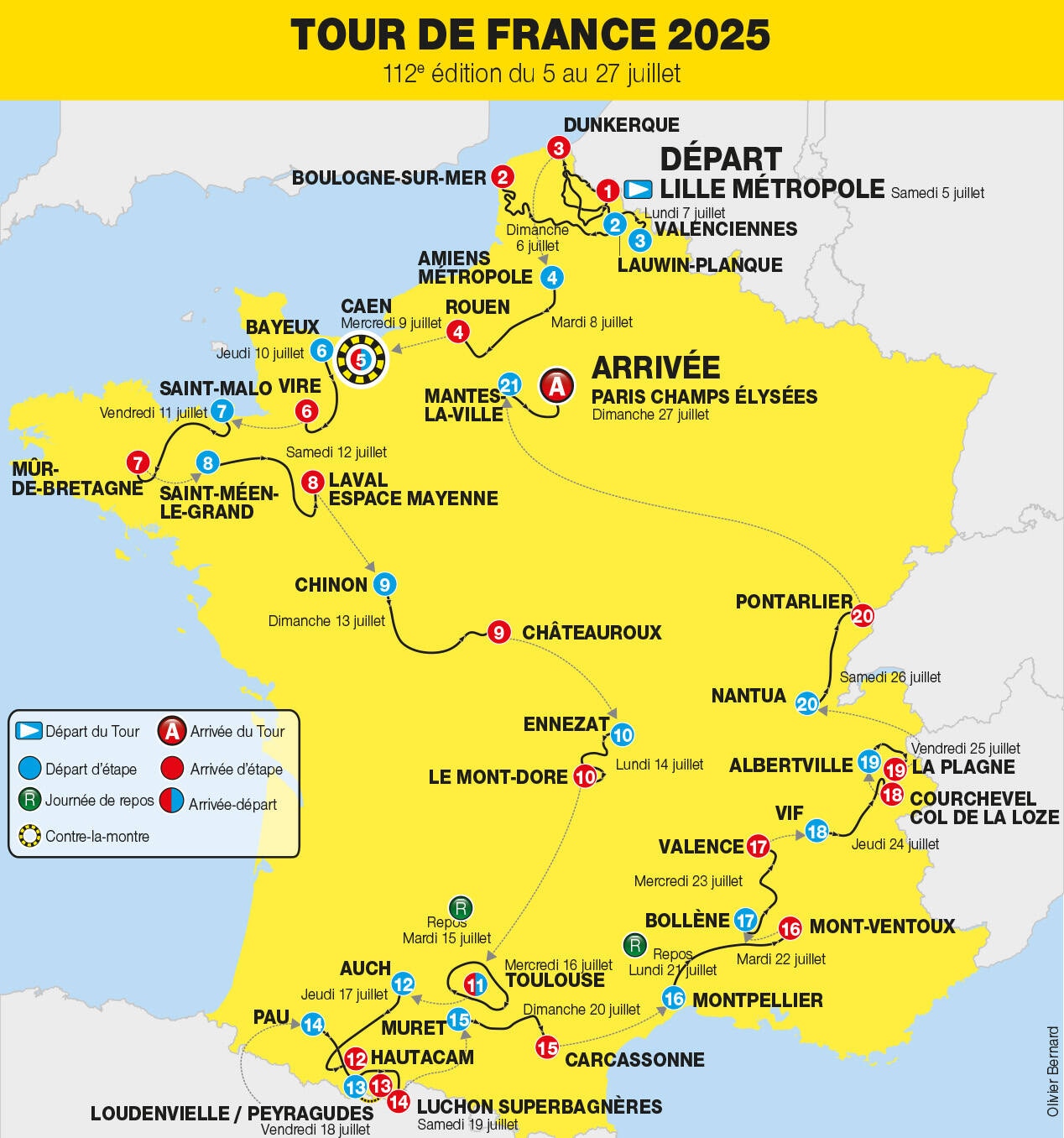 Tour de France cycling race 2025: rules to follow