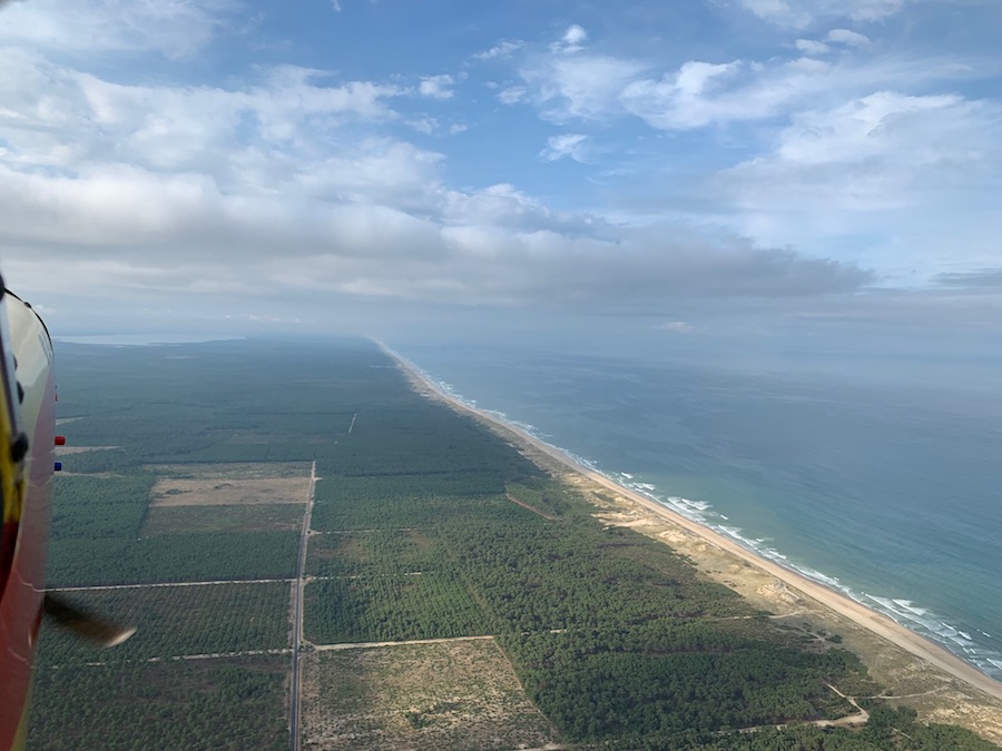 La cote au niveau de Montalivet les Bains